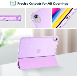ProCase Coque pour iPad (A16) 11ème Génération 11" 2025 / iPad 10ème Génération 10,9" 2022 - avec Porte-Stylet, Arrière Transluc