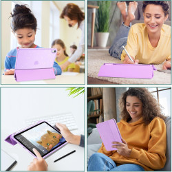 ProCase Coque pour iPad (A16) 11ème Génération 11" 2025 / iPad 10ème Génération 10,9" 2022 - avec Porte-Stylet, Arrière Transluc