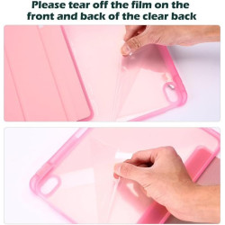 ProCase Coque pour iPad (A16) 11ème Génération 11" 2025 / iPad 10ème Génération 10,9" 2022 - avec Porte-Stylet, Arrière Transluc