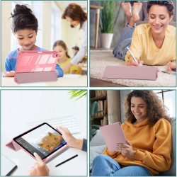 ProCase Coque pour iPad (A16) 11ème Génération 11" 2025 / iPad 10ème Génération 10,9" 2022 - avec Porte-Stylet, Arrière Transluc