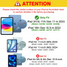 ProCase Coque pour iPad (A16) 11ème Génération 11" 2025 / iPad 10ème Génération 10,9" 2022 - avec Porte-Stylet, Arrière Transluc