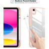 ProCase Coque pour iPad (A16) 11ème Génération 11" 2025 / iPad 10ème Génération 10,9" 2022 - avec Porte-Stylet, Arrière Transluc