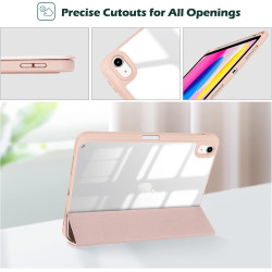 ProCase Coque pour iPad (A16) 11ème Génération 11" 2025 / iPad 10ème Génération 10,9" 2022 - avec Porte-Stylet, Arrière Transluc