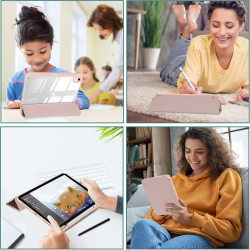 ProCase Coque pour iPad (A16) 11ème Génération 11" 2025 / iPad 10ème Génération 10,9" 2022 - avec Porte-Stylet, Arrière Transluc