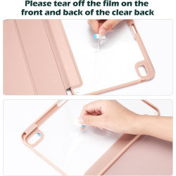 ProCase Coque pour iPad (A16) 11ème Génération 11" 2025 / iPad 10ème Génération 10,9" 2022 - avec Porte-Stylet, Arrière Transluc