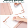 ProCase Coque pour iPad (A16) 11ème Génération 11" 2025 / iPad 10ème Génération 10,9" 2022 - avec Porte-Stylet, Arrière Transluc