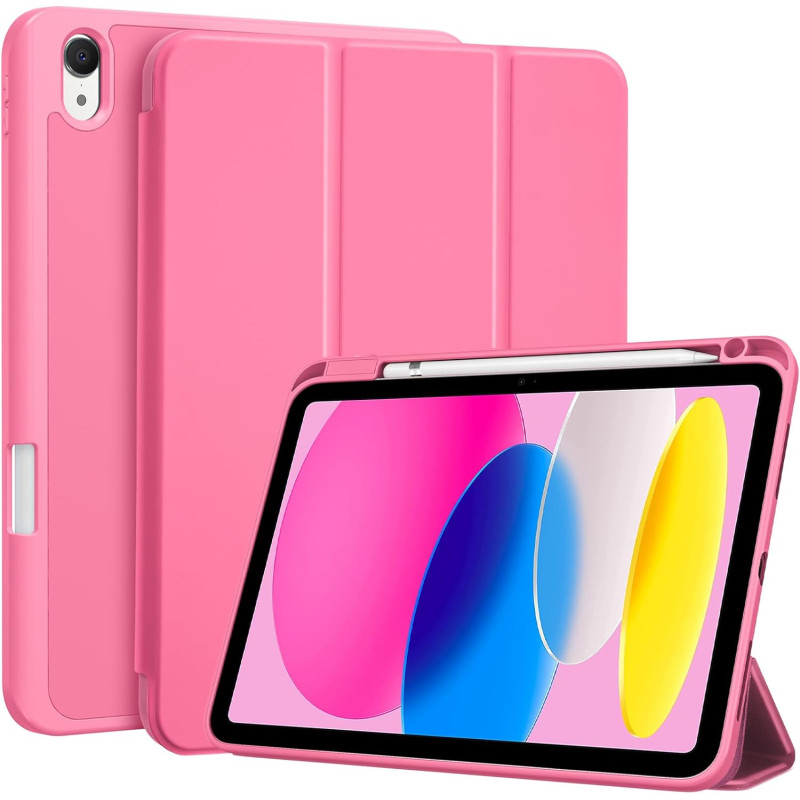 ProCase Coque avec Porte-Stylet pour iPad(A16) 11 Pouces 2025, iPad 10ème Génération 10.9" 2022, Nouvel Étui Amélioré, Housse de