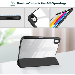 ProCase Coque pour iPad (A16) 11ème Génération 11" 2025 / iPad 10ème Génération 10,9" 2022 - avec Porte-Stylet, Arrière Transluc
