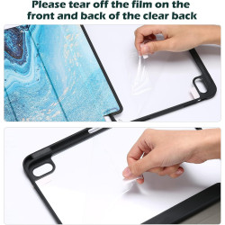 ProCase Coque pour iPad (A16) 11ème Génération 11" 2025 / iPad 10ème Génération 10,9" 2022 - avec Porte-Stylet, Arrière Transluc