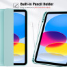 ProCase Coque pour iPad (A16) 11ème Génération 11" 2025 / iPad 10ème Génération 10,9" 2022 - avec Porte-Stylet, Arrière Souple e