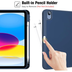 ProCase Coque pour iPad (A16) 11ème Génération 11" 2025 / iPad 10ème Génération 10,9" 2022 - avec Porte-Stylet, Arrière Souple e