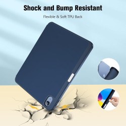 ProCase Coque pour iPad (A16) 11ème Génération 11" 2025 / iPad 10ème Génération 10,9" 2022 - avec Porte-Stylet, Arrière Souple e