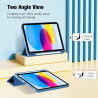 ProCase Coque pour iPad (A16) 11ème Génération 11" 2025 / iPad 10ème Génération 10,9" 2022 - avec Porte-Stylet, Arrière Souple e