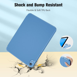 ProCase Coque pour iPad (A16) 11ème Génération 11" 2025 / iPad 10ème Génération 10,9" 2022 - avec Porte-Stylet, Arrière Souple e