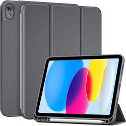 ProCase Coque pour iPad (A16) 11ème Génération 11" 2025 / iPad 10ème Génération 10,9" 2022 - avec Porte-Stylet, Arrière Souple e