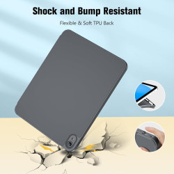 ProCase Coque pour iPad (A16) 11ème Génération 11" 2025 / iPad 10ème Génération 10,9" 2022 - avec Porte-Stylet, Arrière Souple e