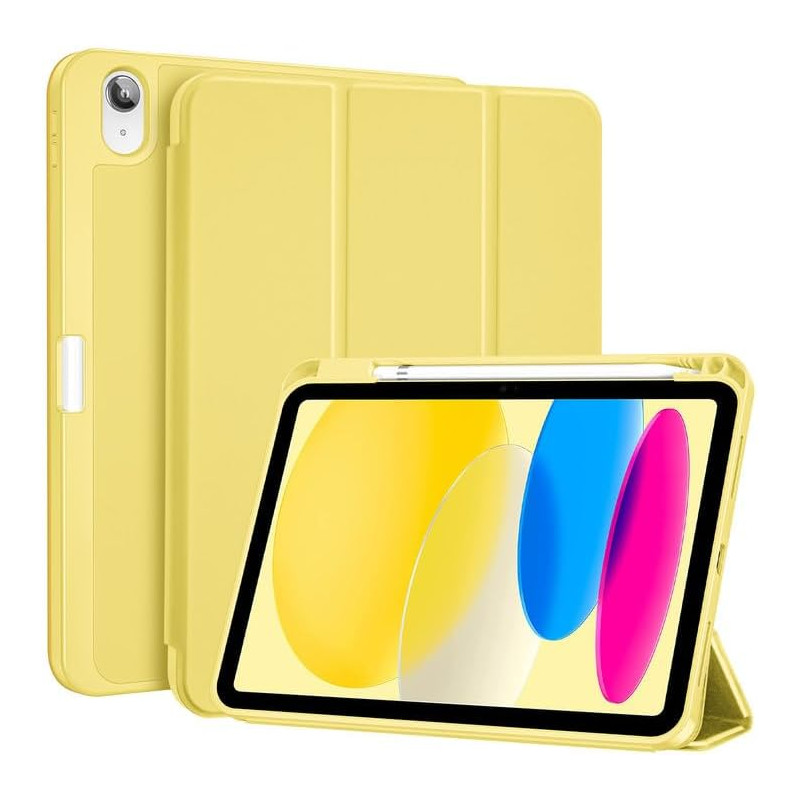 ProCase Coque pour iPad (A16) 11ème Génération 11" 2025 / iPad 10ème Génération 10,9" 2022 - avec Porte-Stylet, Arrière Souple e