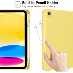 ProCase Coque pour iPad (A16) 11ème Génération 11" 2025 / iPad 10ème Génération 10,9" 2022 - avec Porte-Stylet, Arrière Souple e