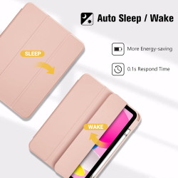 ProCase Coque pour iPad (A16) 11ème Génération 11" 2025 / iPad 10ème Génération 10,9" 2022 - avec Porte-Stylet, Arrière Souple e