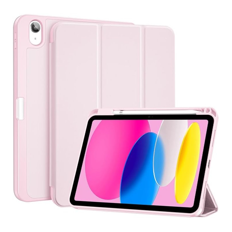ProCase Coque pour iPad (A16) 11ème Génération 11" 2025 / iPad 10ème Génération 10,9" 2022 - avec Porte-Stylet, Arrière Souple e