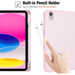 ProCase Coque pour iPad (A16) 11ème Génération 11" 2025 / iPad 10ème Génération 10,9" 2022 - avec Porte-Stylet, Arrière Souple e