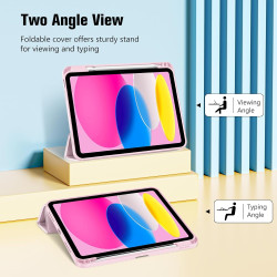 ProCase Coque pour iPad (A16) 11ème Génération 11" 2025 / iPad 10ème Génération 10,9" 2022 - avec Porte-Stylet, Arrière Souple e