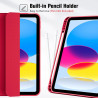 ProCase Coque pour iPad (A16) 11ème Génération 11" 2025 / iPad 10ème Génération 10,9" 2022 - avec Porte-Stylet, Arrière Souple e