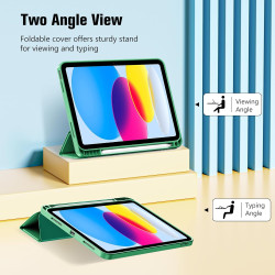 ProCase Coque pour iPad (A16) 11ème Génération 11" 2025 / iPad 10ème Génération 10,9" 2022 - avec Porte-Stylet, Arrière Souple e