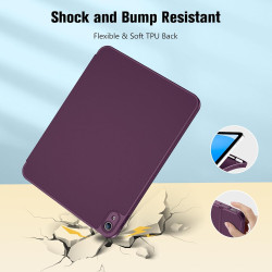 ProCase Coque pour iPad (A16) 11ème Génération 11" 2025 / iPad 10ème Génération 10,9" 2022 - avec Porte-Stylet, Arrière Souple e