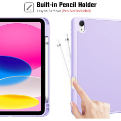 ProCase Coque pour iPad (A16) 11ème Génération 11" 2025 / iPad 10ème Génération 10,9" 2022 - avec Porte-Stylet, Arrière Souple e