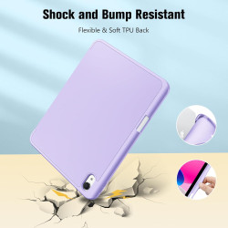 ProCase Coque pour iPad (A16) 11ème Génération 11" 2025 / iPad 10ème Génération 10,9" 2022 - avec Porte-Stylet, Arrière Souple e