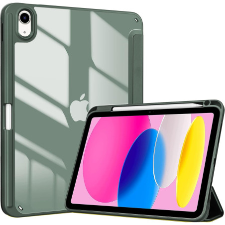 ProCase Coque pour iPad 11 Pouces(A16) 2025, iPad 10ème Génération 10,9 Pouces en 2022, Nouvel Étui Amélioré avec Porte-Stylet, 