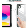 ProCase Coque pour iPad 11 Pouces(A16) 2025, iPad 10ème Génération 10,9 Pouces en 2022, Nouvel Étui Amélioré avec Porte-Stylet, 