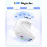 TECKNET Souris Verticale, 4800 DPI Souris sans Fil Ergonomique, Protège Le Bras, Souris sans Fil 6 Boutons pour PC, Ordinateur P