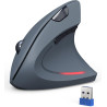 TECKNET Souris Verticale, 4800 DPI Souris sans Fil Ergonomique, Protège Le Bras, Souris sans Fil 6 Boutons pour PC, Ordinateur P