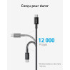 Anker Câble USB C vers USB C, 100W 333 Câble usb c Charge Rapide, pour iPhone 16/15/16 Pro Max/16 Plus/15 Plus MacBook Pro 2024,