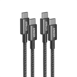 Anker Câble USB C vers USB C, 100W 333 lot de 2 Câble usb c Charge Rapide, pour iPhone 17/17Pro/17Plus/16/ 15ProMax MacBook Pro 