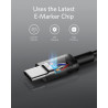 Anker Câble USB C vers USB C, 100W 333 lot de 2 Câble usb c Charge Rapide, pour iPhone 17/17Pro/17Plus/16/ 15ProMax MacBook Pro 