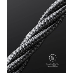 Anker Câble USB C vers USB C, 100W Câble de Charge usb c, 2 pack, pour iPhone 17/16/17 Pro/17 Plus/17 ProMax, MacBook Pro/Air, i
