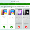 EasyAcc Coque pour iPad A16 11ème 2025 11 Pouces/iPad 10ème Génération 10,9 Pouces 2022, Ultra Fin Étui de Protection Translucid