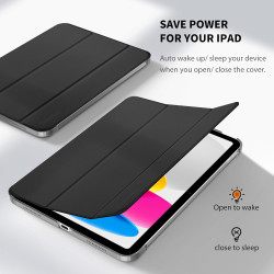 EasyAcc Coque pour iPad A16 11ème 2025 11 Pouces/iPad 10ème Génération 10,9 Pouces 2022, Ultra Fin Étui de Protection Translucid