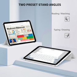 EasyAcc Coque pour iPad A16 11ème 2025 11 Pouces/iPad 10ème Génération 10,9 Pouces 2022, Ultra Fin Étui de Protection Translucid