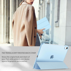 EasyAcc Coque pour iPad A16 11ème 2025 11 Pouces/iPad 10ème Génération 10,9 Pouces 2022, Ultra Fin Étui de Protection Translucid