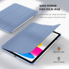 EasyAcc Coque pour iPad A16 11ème 2025 11 Pouces/iPad 10ème Génération 10,9 Pouces 2022, Ultra Fin Étui de Protection Translucid