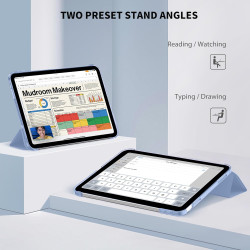 EasyAcc Coque pour iPad A16 11ème 2025 11 Pouces/iPad 10ème Génération 10,9 Pouces 2022, Ultra Fin Étui de Protection Translucid