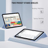 EasyAcc Coque pour iPad A16 11ème 2025 11 Pouces/iPad 10ème Génération 10,9 Pouces 2022, Ultra Fin Étui de Protection Translucid