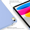 EasyAcc Coque pour iPad A16 11ème 2025 11 Pouces/iPad 10ème Génération 10,9 Pouces 2022, Ultra Fin Étui de Protection Translucid