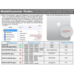 EasyAcc Coque pour iPad 10ème Génération 10,9 Pouces 2022(A2696/A2757/A2777), Ultra Fin Étui de Protection Translucide Mat avec 