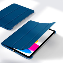 EasyAcc Coque pour iPad 10ème Génération 10,9 Pouces 2022(A2696/A2757/A2777), Ultra Fin Étui de Protection Translucide Mat avec 