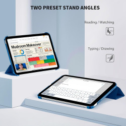 EasyAcc Coque pour iPad 10ème Génération 10,9 Pouces 2022(A2696/A2757/A2777), Ultra Fin Étui de Protection Translucide Mat avec 